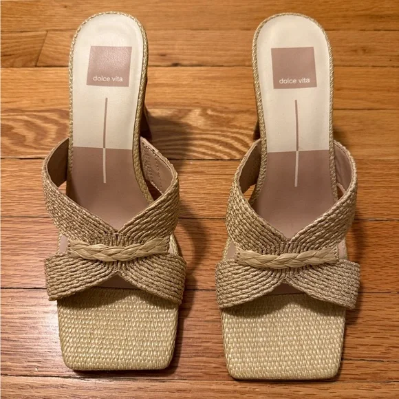 New Dolce Vita Nitro Heels in Raffia - Size 8.5 - Picture 5 of 8